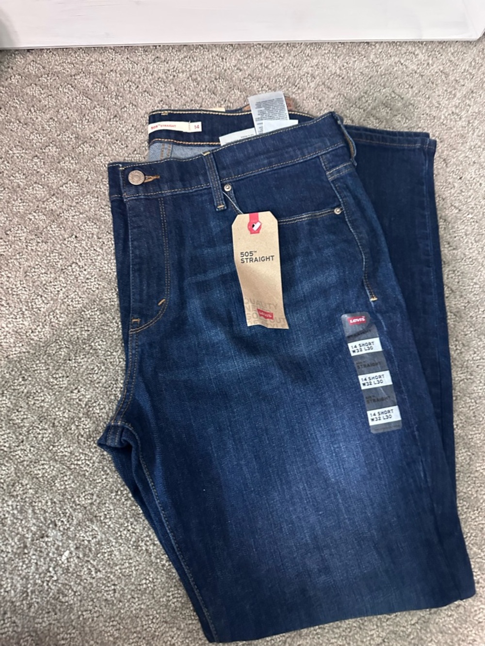 Levi's 505™ Straight women's Jeans - Dark Blue
